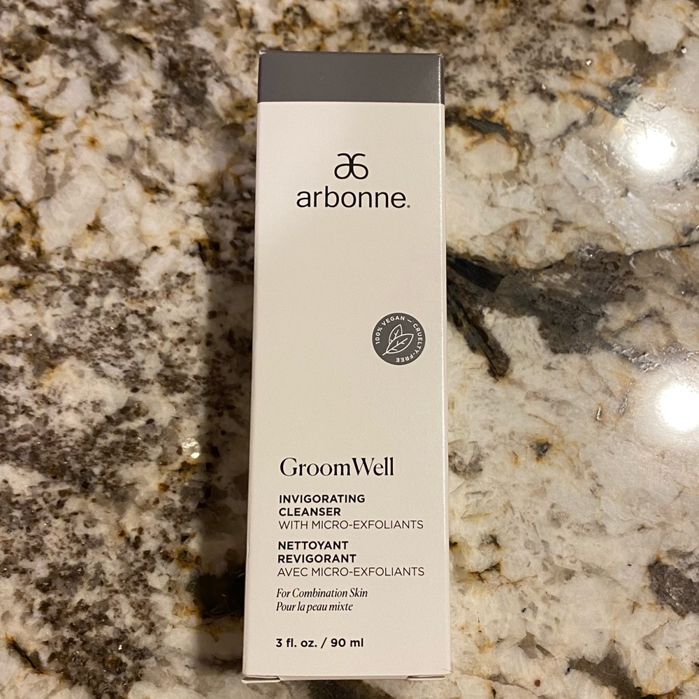 Arbonne Groom Well cleanser
